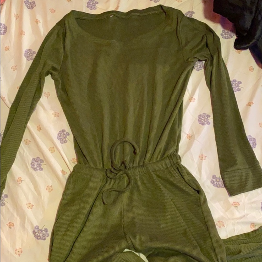 Off the shoulder jumpsuit
